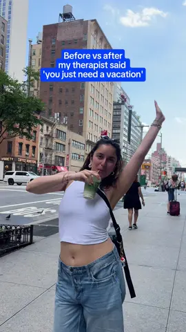 A post by @bookingcom on TikTok caption: I wasn’t stuck, just under-traveled