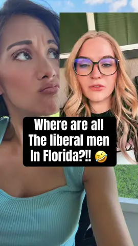 A post by @clerpatriot on TikTok caption: Where are all the men?!! #florida #liberal 