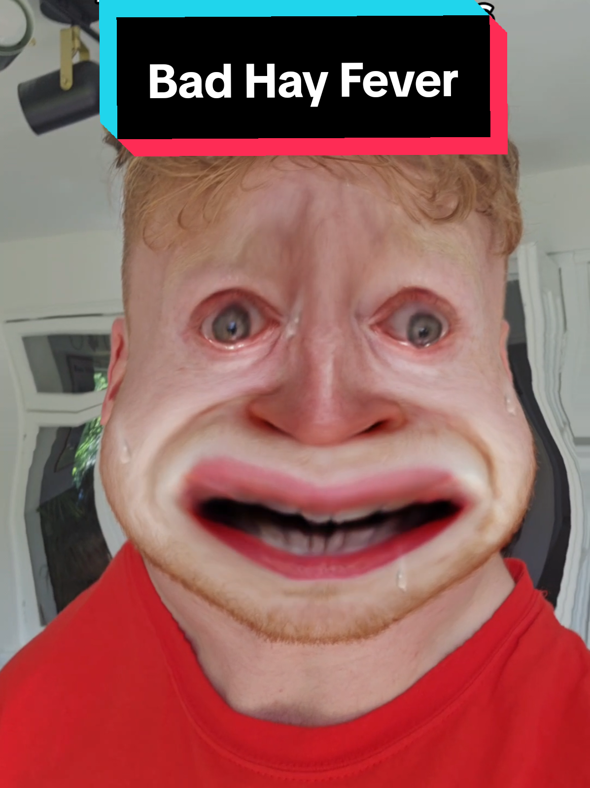 A post by @jjeverettrose on TikTok caption: That friend who gets bad hay fever #fyp #foryou #relate #hayfever #friend #summer 