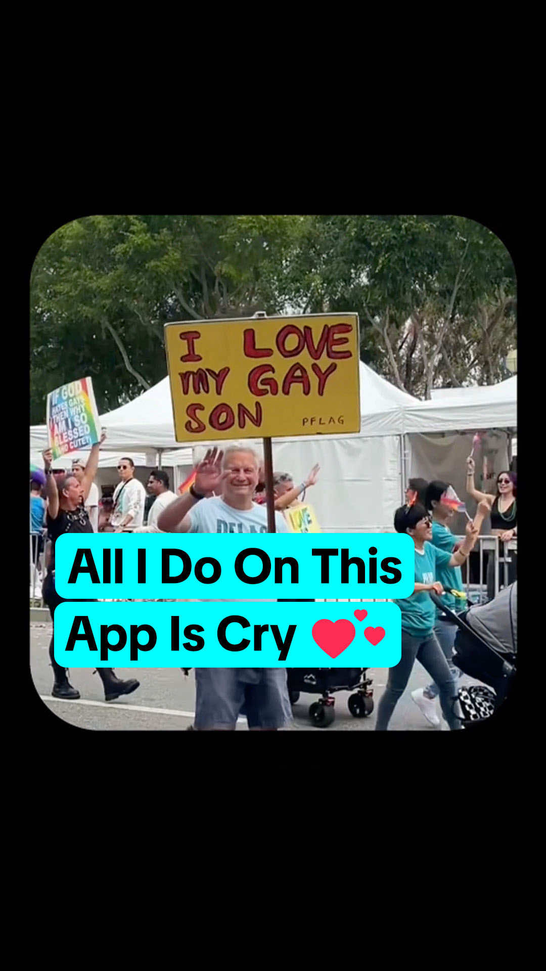 A post by @tiktok on TikTok caption: thank you for sharing your pride on TikTok! 🥹🫶