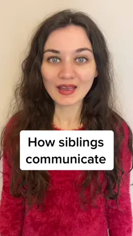 A post by @gina_meredith_ on TikTok caption: New skit! How siblings Communicate! #fyp #funny #siblings 