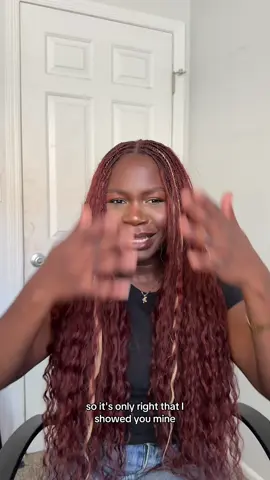 A post by @midahair on TikTok caption: My perfect summer hair style. 100% human hair braids  #humanhairbraids 