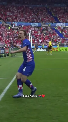 A post by @uefaeuro on TikTok caption: Luka Modrić 🤩🇭🇷 #Modrić 