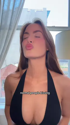 A post by @haleyybaylee on TikTok caption: does everyone kiss like that 😳😳😳😳