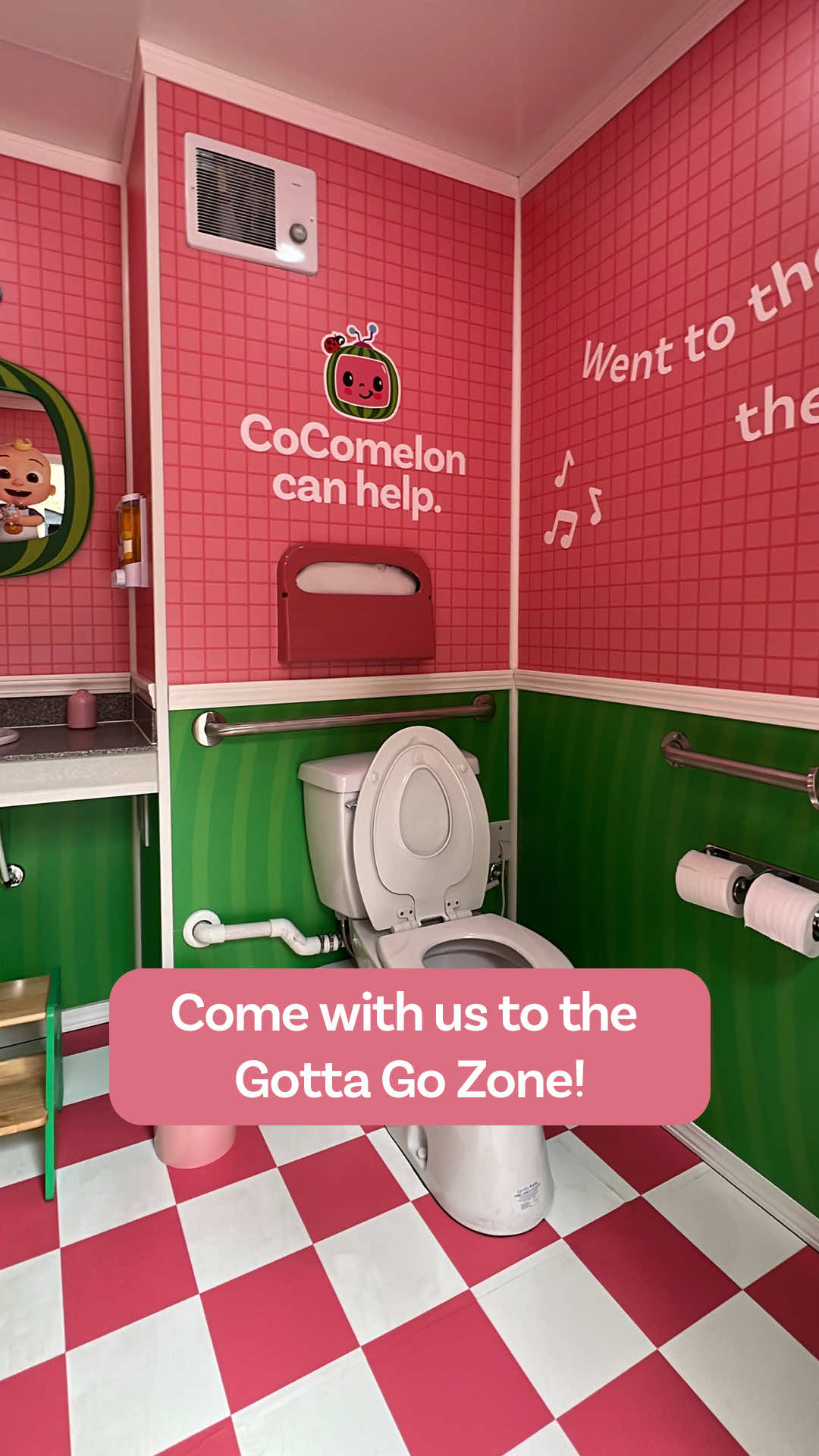 A post by @cocomelon on TikTok caption: Making going to the potty more fun than going to the playground 💪 #CoComelonCanHelp #GottaGoZone #PottyTrainingResources