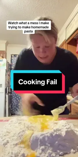 A post by @autism_mom_life on TikTok caption: #tiktoklive #livehighlights ERUPTION 🌋🍝 never try something the first time on Live #autismmomlife #momlife #trending #autismacceptance #cooking #cook #cookingathometiktoktv #comedyvideo #cookingfail 
