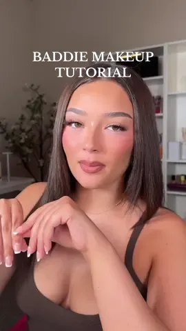 A post by @toriejaden on TikTok caption: this is my go to makeup routine for whenever I need to look good asffff no matter the occasion 🤭💋 - Products Used: @Maybelline NY super lock brow gel @First Aid Beauty radiance pads @aestura_us atobarrier soothing cream @Huda Beauty cupcake setting powder  @Haus Labs by Lady Gaga foundation shade 200 @Milani Cosmetics cheek kiss bronzer in hey honey @KimChi Chic Beauty puff puff pass powder @Jason Wu sweet pea blush @loréal paris usa bronzer in 350 & setting spray @ONE SIZE BEAUTY glass setting spray @Charlotte Tilbury setting spray @Sephora Collection best skin ever concealer in 07N @Morphe Cosmetics beach bonfire blush trio @HouseOfLashes tigress lashes #creatorsearchinsights #makeuptutorial 