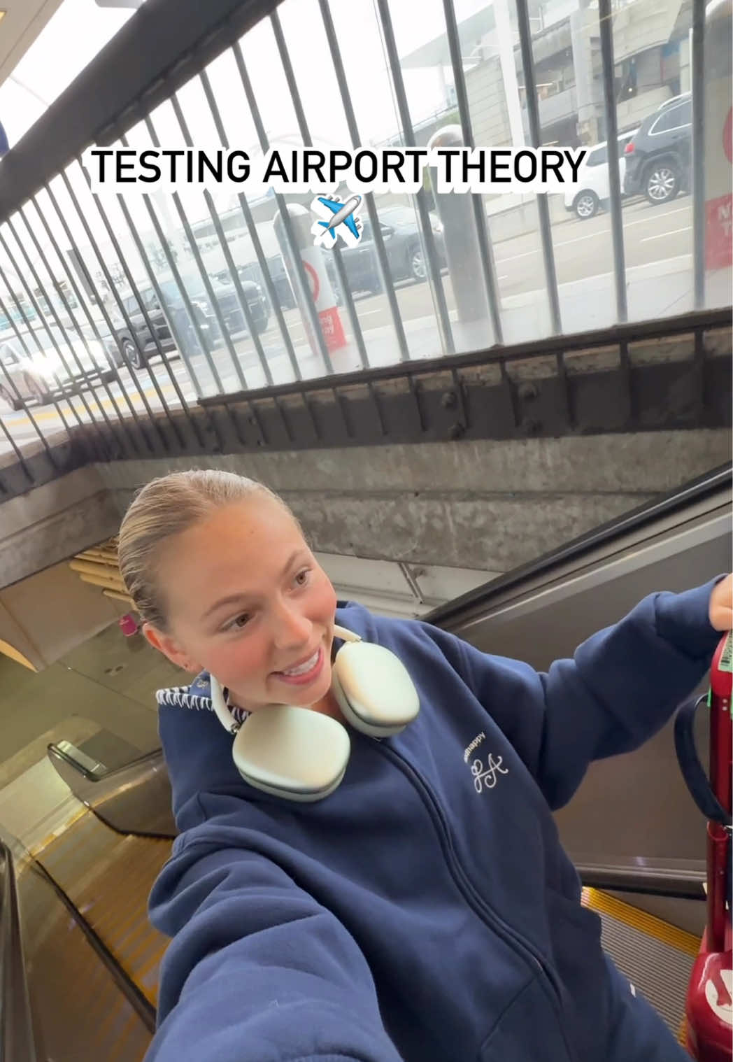A post by @jordynjones on TikTok caption: risky business at lax #airporttheory #lax #travel check out my reels @ jordynjones for more <3  