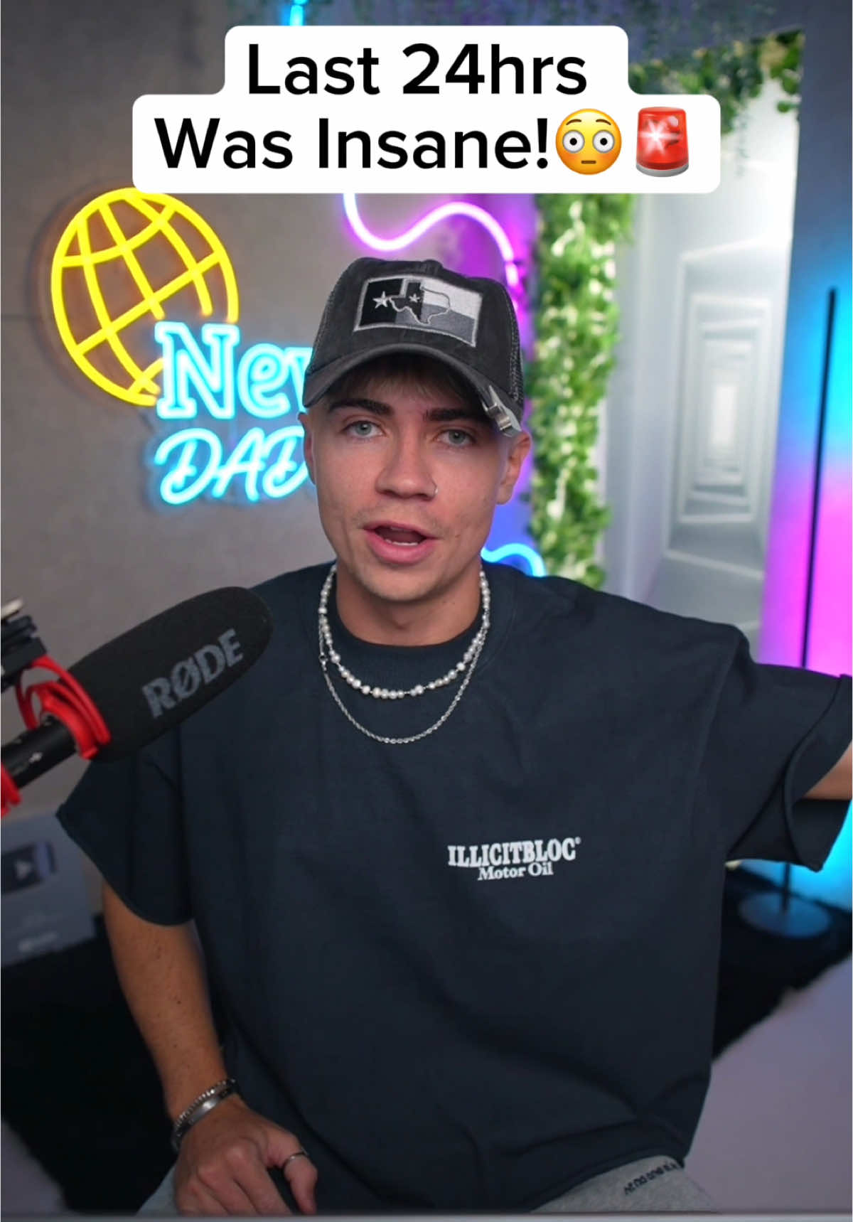 A post by @dylan.page on TikTok caption: Too much is happening in the world right now!😭🙏