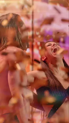 A post by @agt on TikTok caption: Duo Stardust are stronger than ever and earned Sofía Vergara's Golden Buzzer. 👏 #AGT | @nbc and peacock