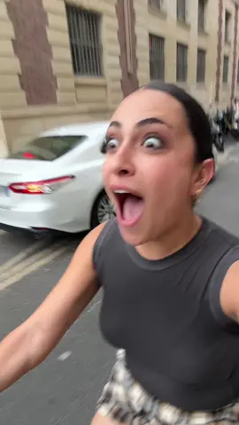 A post by @samiabiche on TikTok caption: BUMPED INTO BESTIE