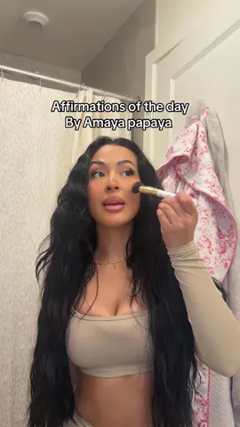 A post by @__kaylinaeileen on TikTok caption: Amaya came through with the affirmations of the day #loveisland #amaya 