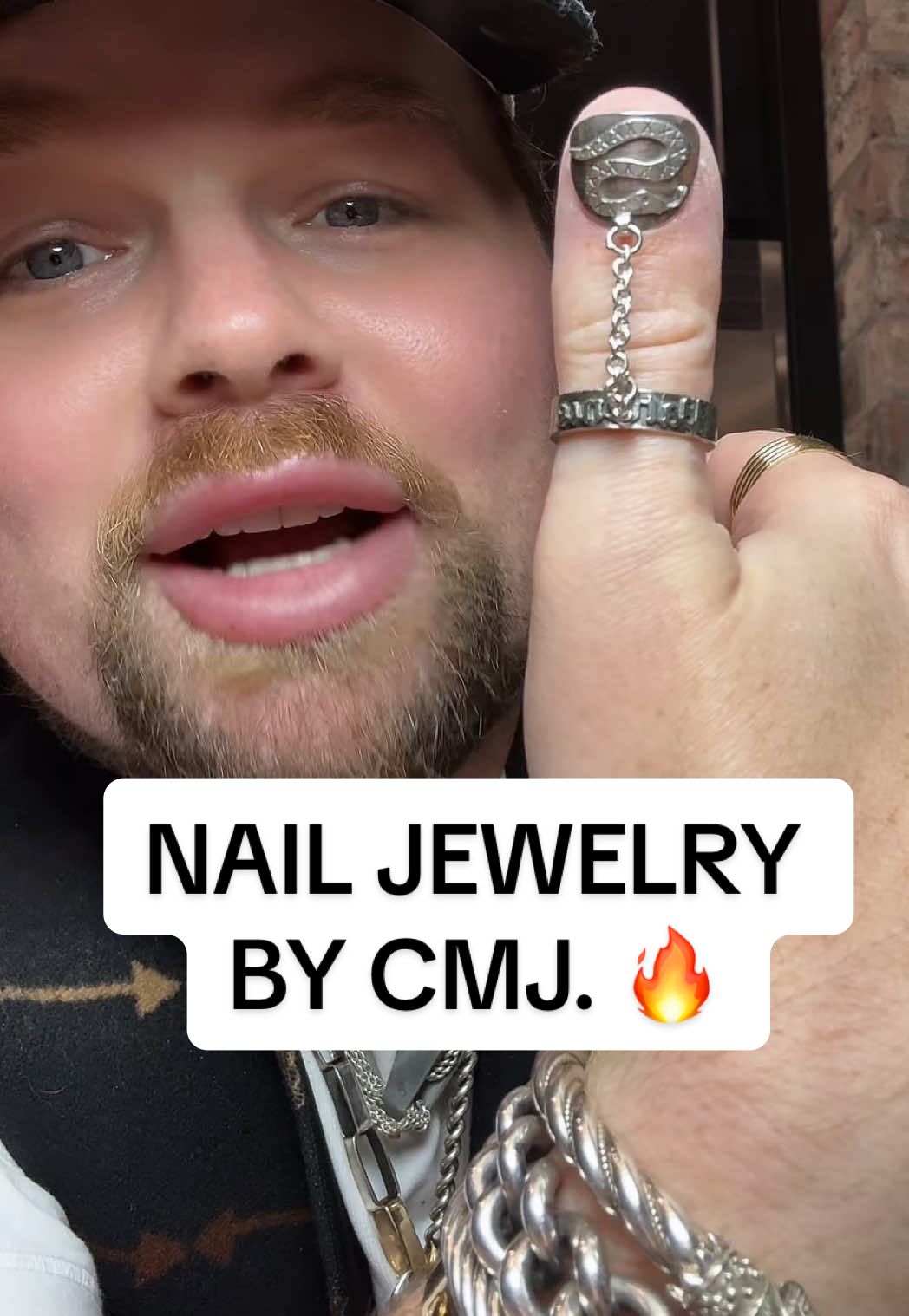 A post by @thisdadtiktoks on TikTok caption: @Courtney Marie Jewelry You are SUCH AN ARTIST! 🔥 #nailartist #nailart #nailarmour #jewelry #jewelrytiktok #sterlingsilver #artistsoftiktok #supportsmallbusiness #smallbusiness #thisdadtiktoks #uniquejewelry #artistcheck #artist #jeweler #fyp 