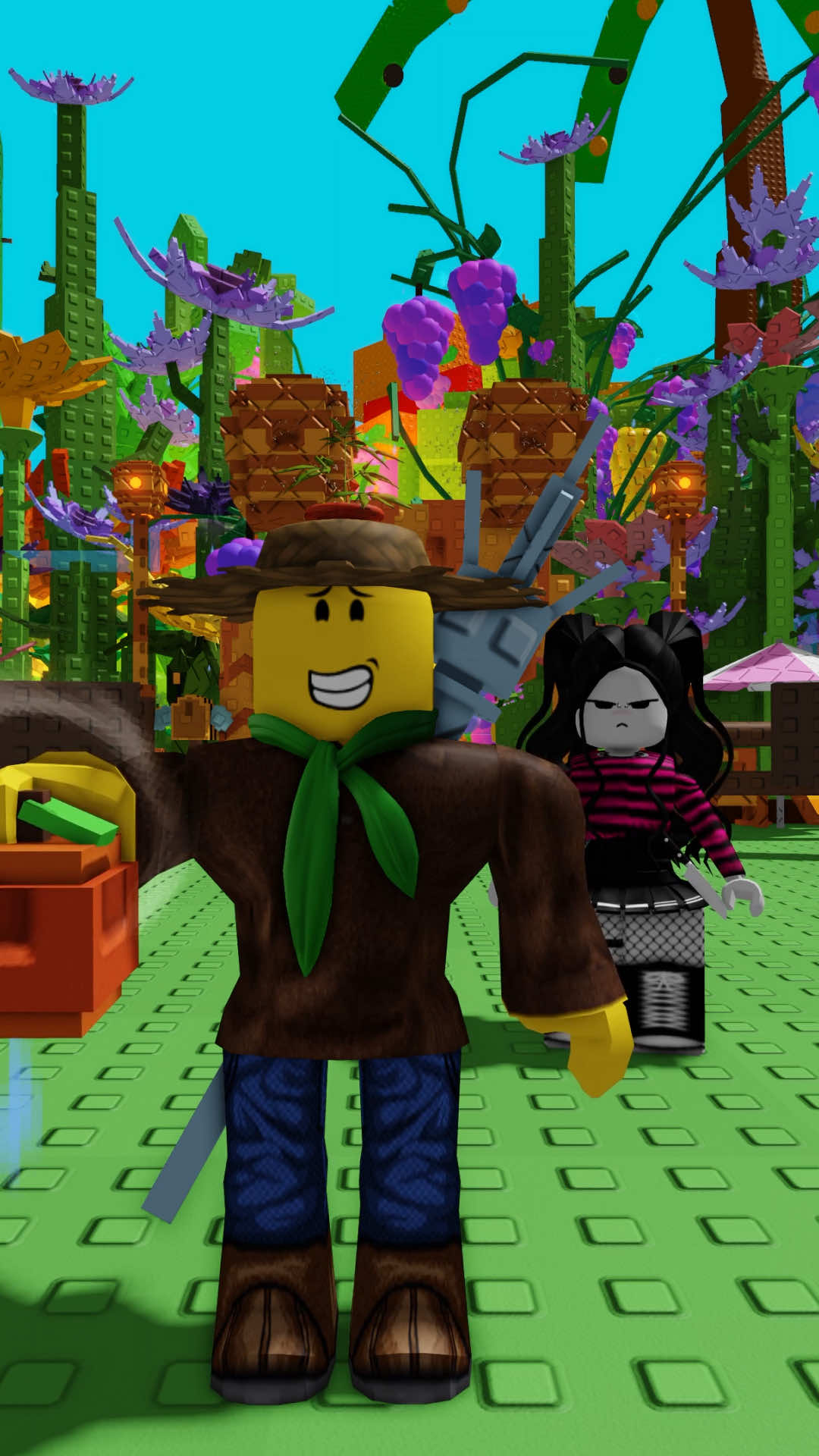A post by @roblox on TikTok caption: Isn’t he cool? 👊💥