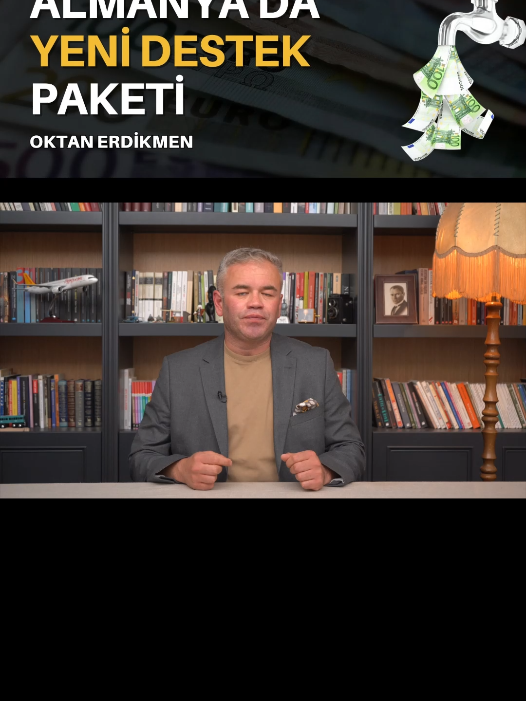 A post by @oktanerdikmen on TikTok caption: Almanya'da yeni destek paketi #oktanerdikmen
