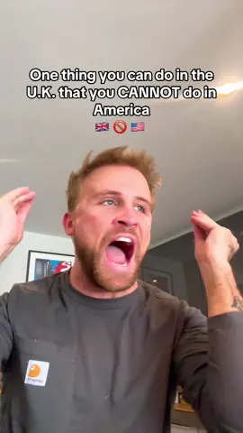 A post by @imjoshfromengland2 on TikTok caption: AMERICA, YOU DON’T DO THIS?! 😭 