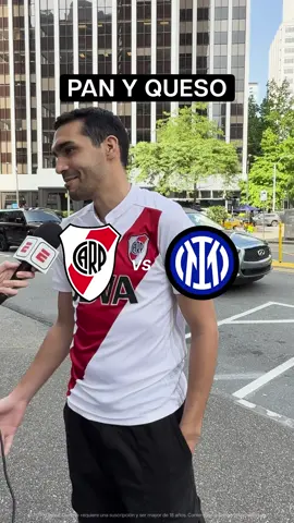 A post by @disneyplusla on TikTok caption: River Plate x Inter de Milán. ¿Qué tal quedó este Pan y Queso? #MundialDeClubes #FIFA #RiverPlate
