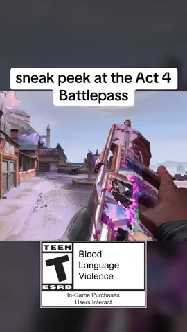 A post by @valorant on TikTok caption: new map, new season, new battlepass for you to complete #VALORANT 