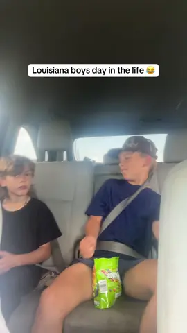 A post by @wrenandemmesworld on TikTok caption: Car cronicals with the Louisiana boys #wrendavid #kaysen #wrenandkaysen #louisianaboys #getonmylevel #whitneyhouston #funnykids #cousins #fyp #foryou #summer  