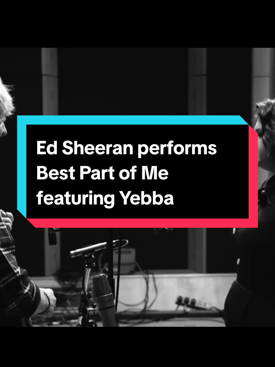 A post by @iambrightspark on TikTok caption: The incredible Ed Sheeran performs Best Part of Me featuring Yebba. Enjoy. #edsheeran #bestpartofme #yebba #fyp 