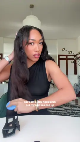 A post by @mariahcrose on TikTok caption: It’s not clocking to you is it? #ootd #workwear #eurosummer #powersuit #getdressedwithme 