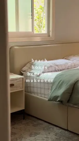 A post by @mrsmckennabarry on TikTok caption: Our new bedframe from @Sixpenny FINALLY arrived and it was well worth the wait 🥹 I reordered the @Loloi Rugs rug so fingers crossed the right one shows up 😂 #coastal #coastalgrandmother #coastalaesthetic #beachhouse #beachhousedecor #homedecor #interiordesign #fyp #foryou #foryoupage #cozyhome #interiorstyling #decorinspo #aesthetic #aesthetics #bedroom #bedroommakeover 