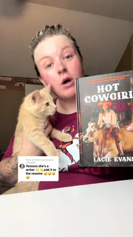 A post by @laciemevans_ on TikTok caption: Replying to @Christines_Snaps I will take any excuse to talk about my book 🥹