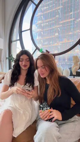 A post by @haleyybaylee on TikTok caption: @𝐹𝑎𝑏𝑖𝑜𝑙𝑎 of course we had to recreate one of our first videos ever together 😭😭😂 