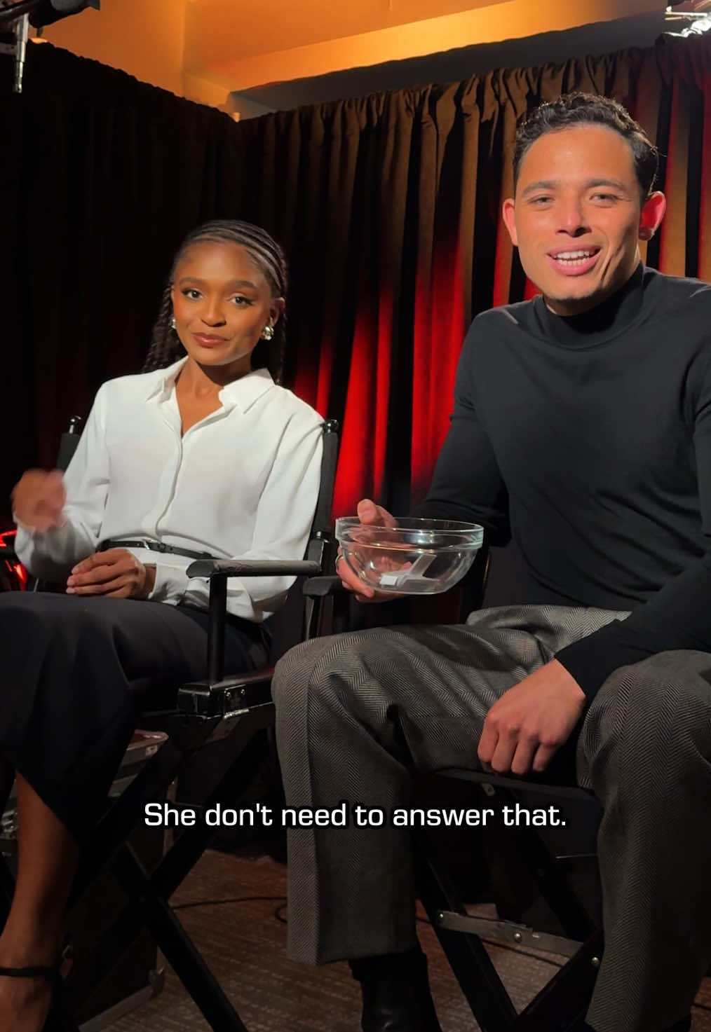 A post by @marvel on TikTok caption: Chicago or NY-style pizza? 👀 🍕 Dominique Thorne and Anthony Ramos answer some important #Ironheart questions. Stream the first three episodes now, only on @Disney+! 