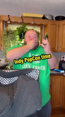 A post by @cowphobia86 on TikTok caption: See you this weekend at @PopCon #fyp #funnyvideos 