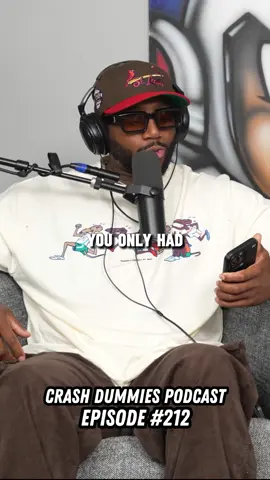 A post by @crashdummiespodcast on TikTok caption: Her get back must’ve been on another level 😂 #podcast #crashdummiespodcast #fyp #comedy #funnypodcast 
