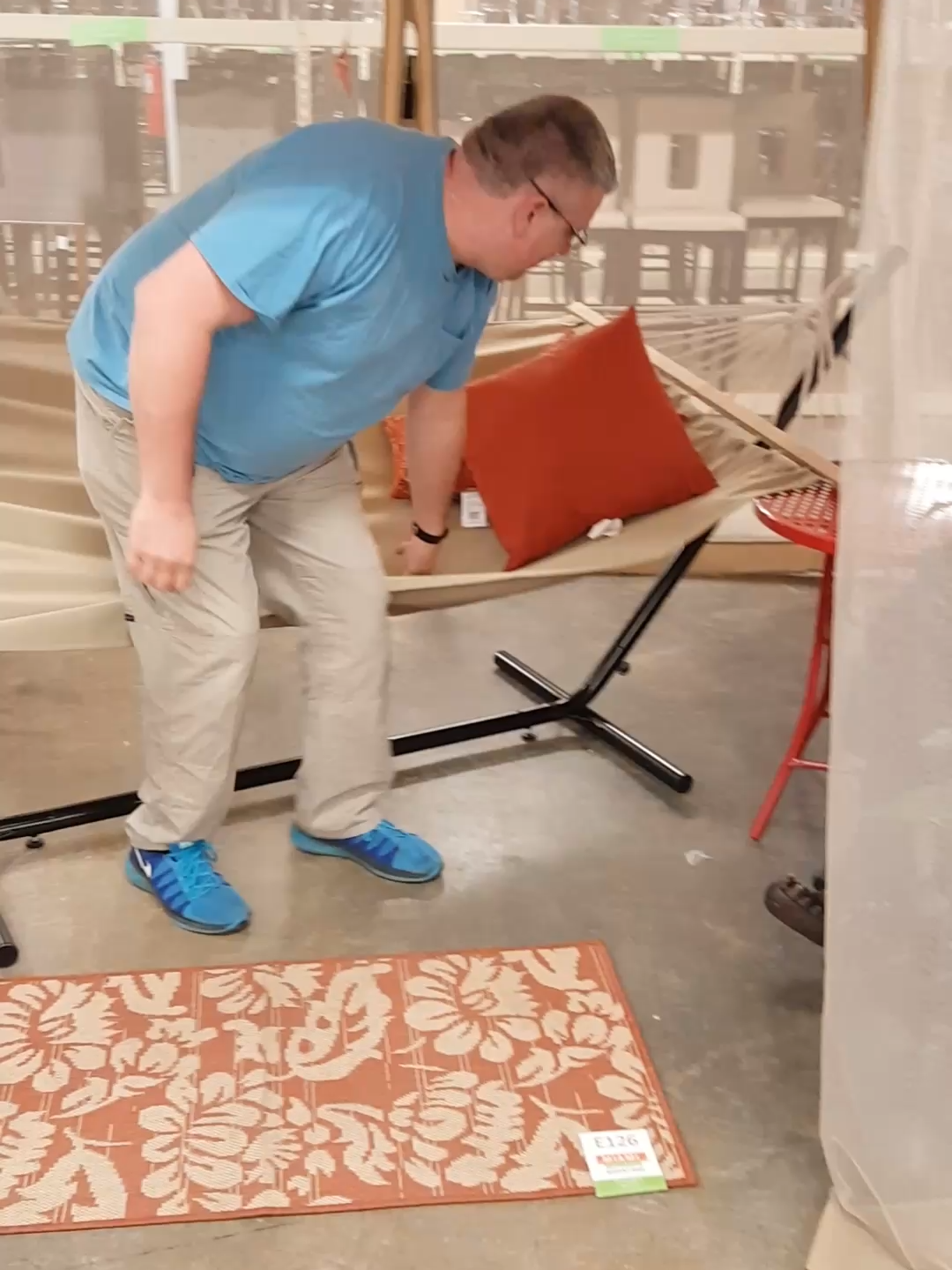 A post by @failarmy on TikTok caption: The hammock's undefeated streak continues... 🤪 🤣 #hammock #dadfail #dadlife #fail