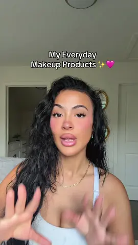 A post by @__kaylinaeileen on TikTok caption: My every makeup routine 💖 all products to linked 