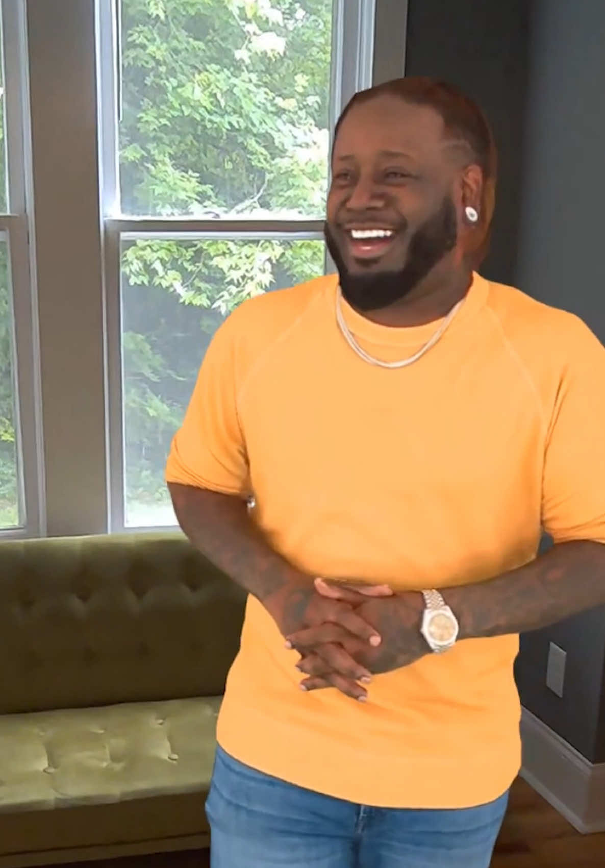 A post by @tpain on TikTok caption: Why music is important, as told by my hologram 😂