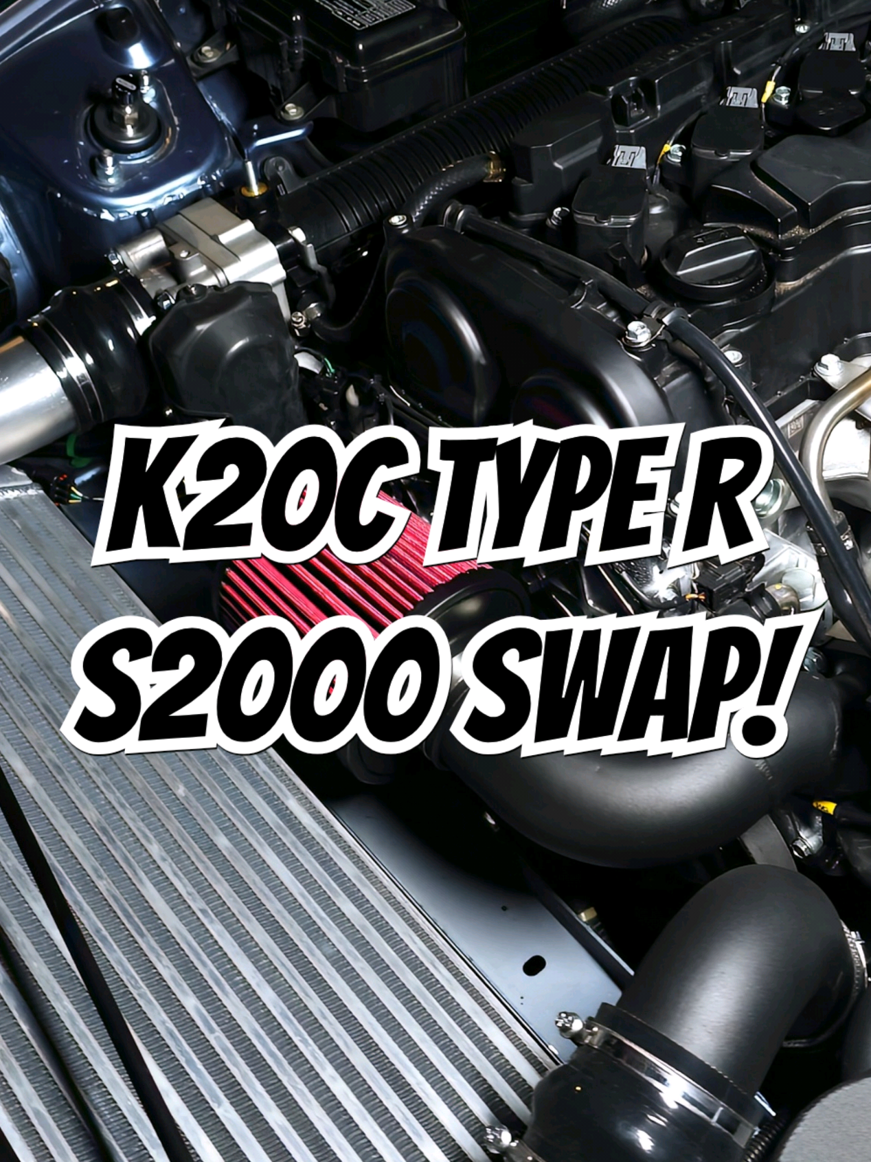 A post by @omgbuilds on TikTok caption: Rywire Motorsport's K20C Type-R swapped S2000! 300HP with OEM reliability! | #OMGBUILDS | #TuningCar | #TikTokAutoCampaign | #S2000 