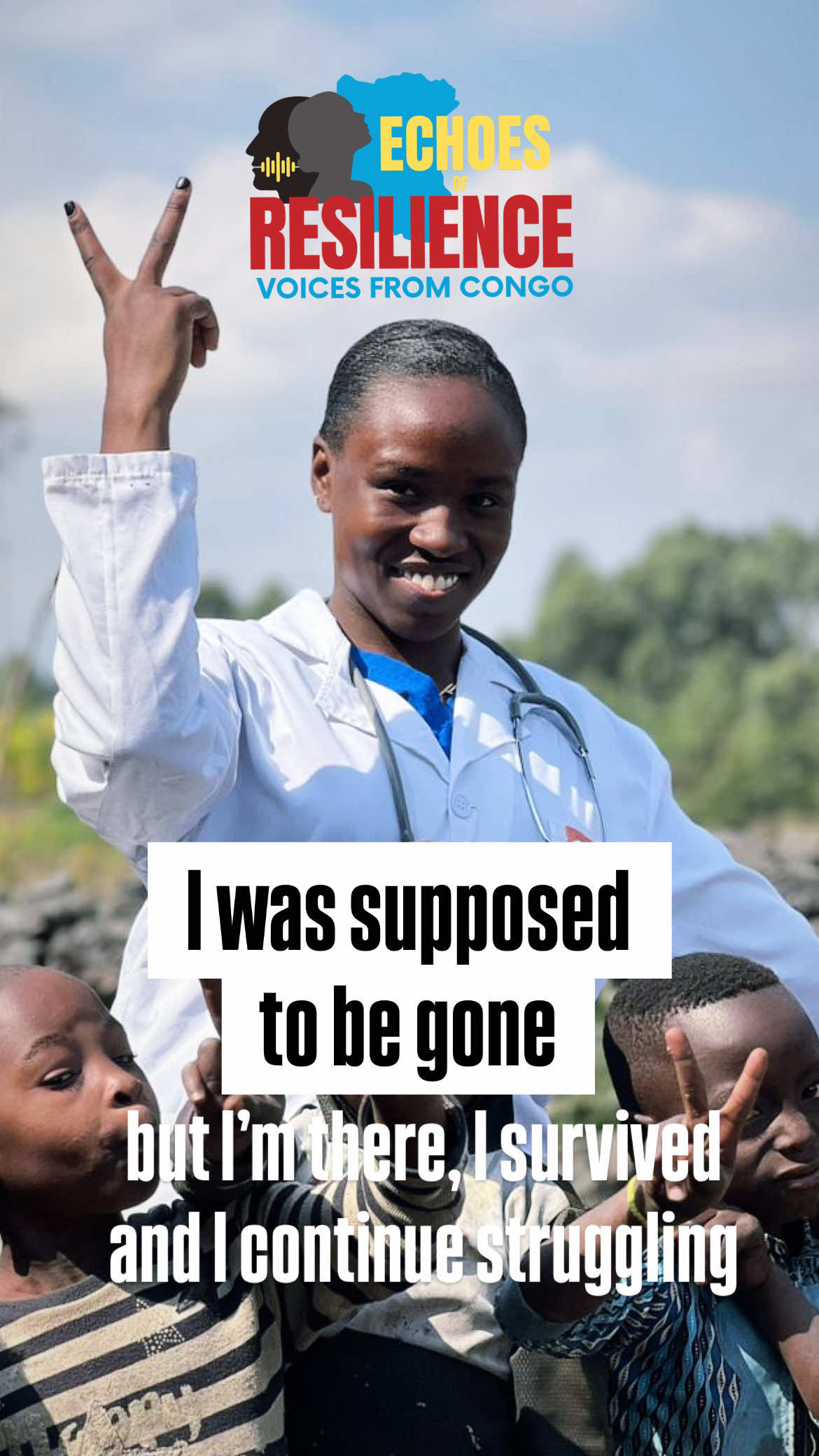 A post by @focuscongo on TikTok caption: ECHOES OF RESILIENCE - DAY 25 What @stelle experienced during the days of clashes in the city of Goma is more than just a story. For her, life no longer felt like something to hope for. She could already see her end coming — yet the final bell had not rung! . . . Listen to her story! Christelle is one of our dedicated volunteer doctors working in the medical field. Today, she has chosen to share with us what her experience was like during the days of violent clashes ! . . . . . . #christellestory #goma #drcconflict #humanitarianaid #medicalvolunteer #womenincrisis #hopeinchaos #focuscongo #echoesofresilience #truehero #storiesofcourage #lifeunderguns #frontlinevoices #healwithlove #standwithgoma #peaceforcongo #resiliencerising #medicalstories #faceofhope #volunteerimpact 