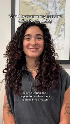 A post by @meghanandjack on TikTok caption: It’s an entirely different language and I just smile and let him talk 😅 #meghanandjack 