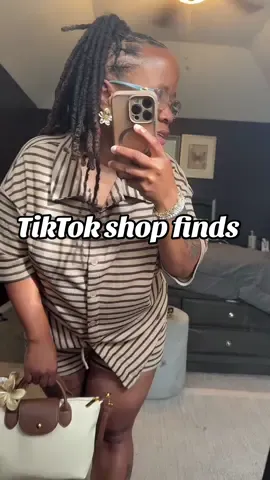 A post by @kenyattamademebuyit on TikTok caption: Earrings definitely a statement piece 🤎🤎🤎. #cuteearrings #studearrings #flowerearrings #ootd #dealsforyoudays #curvyfashion #curvyootd 