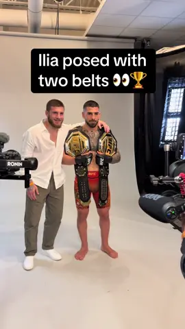 A post by @espnmma on TikTok caption: #IliaTopuria is confident that he’ll become a two-division #UFC #champion 🔥 #mma #ufc317 (via @Carlos Contreras Legaspi)