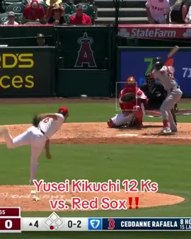 A post by @espnatbat on TikTok caption: #mlb #baseball #pitcher #strikeout #angelsbaseball 