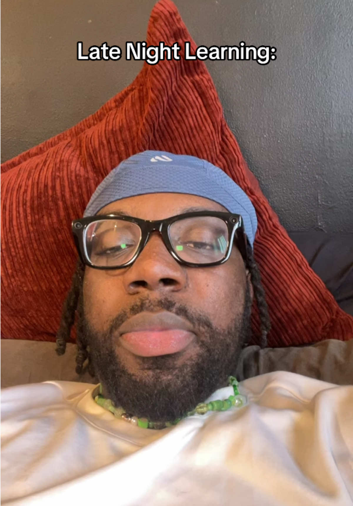 A post by @cookinglikeag on TikTok caption: Day 1/30: Late Night Learning with AG. #pwi #hbcu 