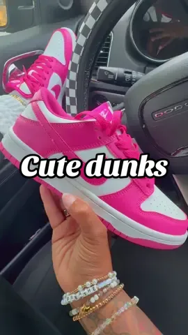 A post by @kenyattamademebuyit on TikTok caption: 🩷🩷. #dunks #sneakeroftheday #pinkdunks #pinkasthethic #fyp #foryoupage #viral #recentpickups #Summer 