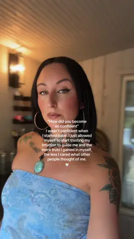 A post by @greenwitchdiaries on TikTok caption: The trust I have in myself far outweighs the opinions of others. 🦋