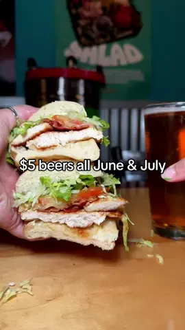 A post by @azfoodie on TikTok caption: $5 beers throughout the months of June & July at this sando shop in Tempe, Board and Brew, for their Desert Pints promo. If you haven’t been to @boardandbrewtempe, you gotta see why they’ve been around since ‘79. Coming from SoCal, the vibe inside sticks to the beach theme. They pack their sandwiches full of fresh ingredients, serve locally brewed beers, and their classified “Secret Sauce* will get that flavor to liftoff to a whole new planet! I would suggest the Italian Sub but I also only ever want an Italian sub when I order sandwiches and this one is sooooo good! 📍 1015 S Rural Rd Unit 105 Tempe, AZ 85281 #azfoodie #tempeeats #tempefood #bestsandwichesarizona #bestsandwichestempe