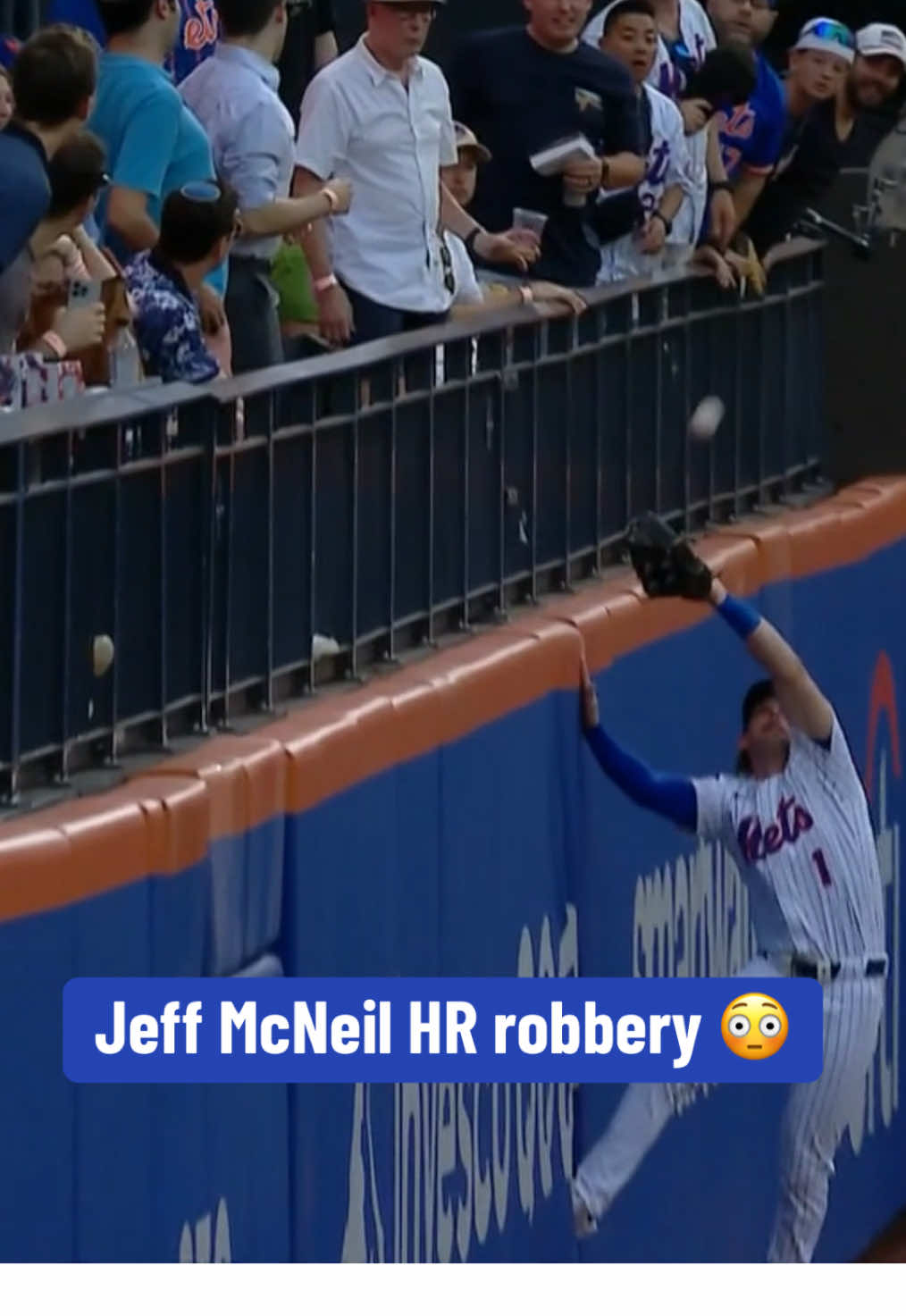 A post by @espnatbat on TikTok caption: #mlb #nymets #flyingsquirrel #newyork 