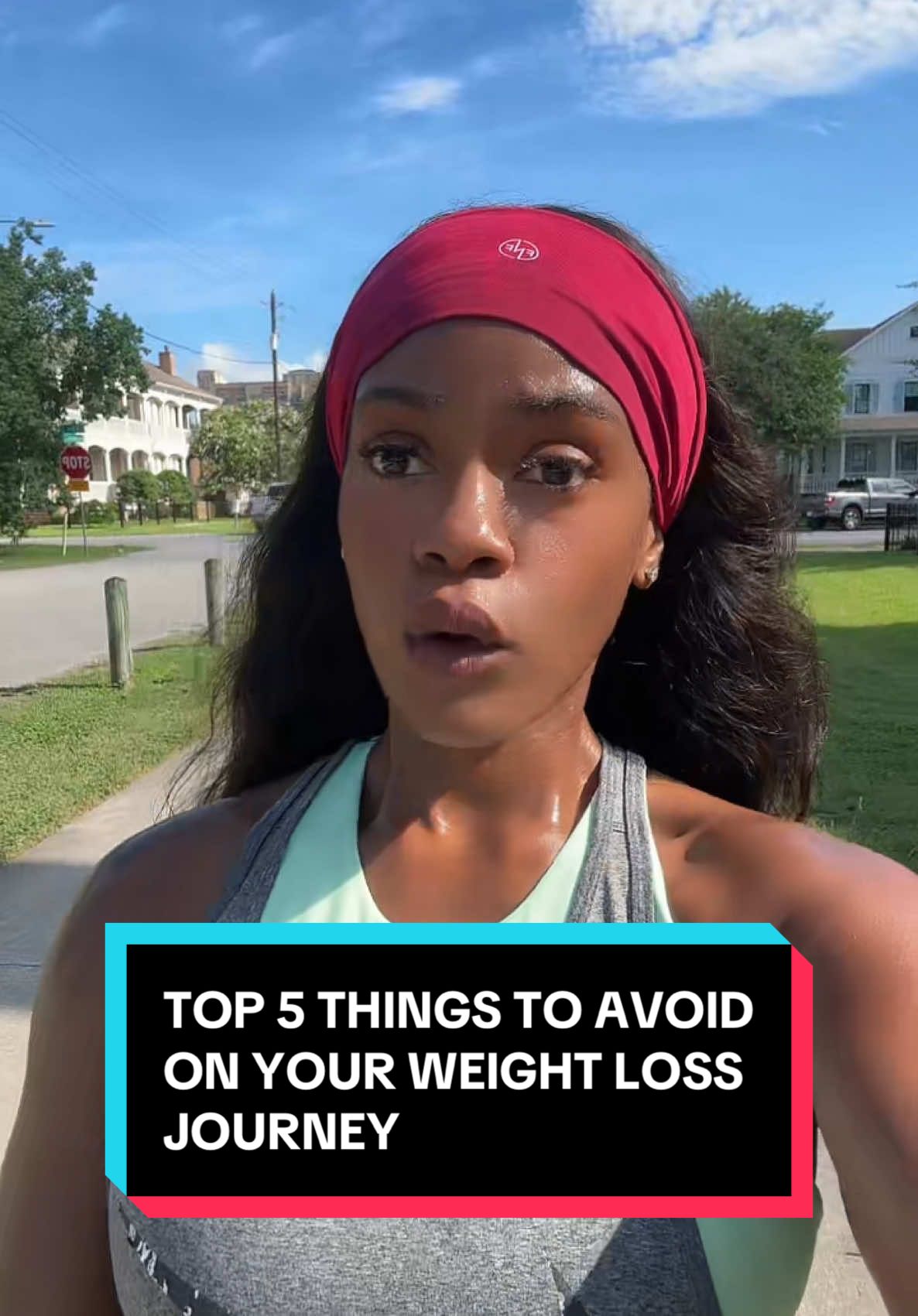 A post by @fitnfineewithpenelope on TikTok caption: Things to avoid on your weight loss journey #weightlossresults #100lbsdown #foryoupage #fatloss 