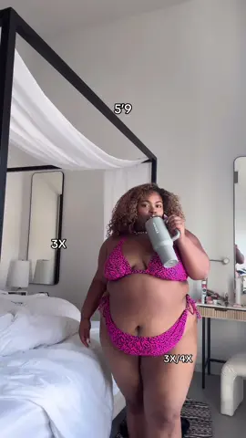 A post by @samyra on TikTok caption: This is what a plus-size bikini looks like btw😘