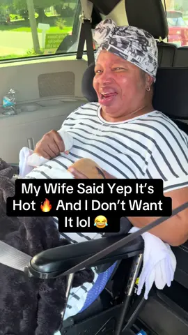 A post by @terrancehawthorn6 on TikTok caption: My Wife Said Yep It’s Hot Ou Here And I Don’t Want It lol 😂  She Is Hilarious  Just Another Beautiful Sunny Day In Florida  #lucretiasroad2recovery #viral #Love #reels #fyp #trending #grace #favor #brainaneurysmsurvivor #explore #explorepage✨  #marriage #caregiver 