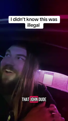 A post by @nerdork0 on TikTok caption: Dude gets pulled over #cops #police #viral #fyp #fypシ゚viral 