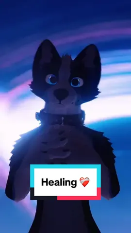 A post by @littlealphapup on TikTok caption: Healing, no matter the forward momentum—or lack thereof, is valid ❤️‍🩹 #furry #furryfandom #littlealphapup #MentalHealth #cptsd 